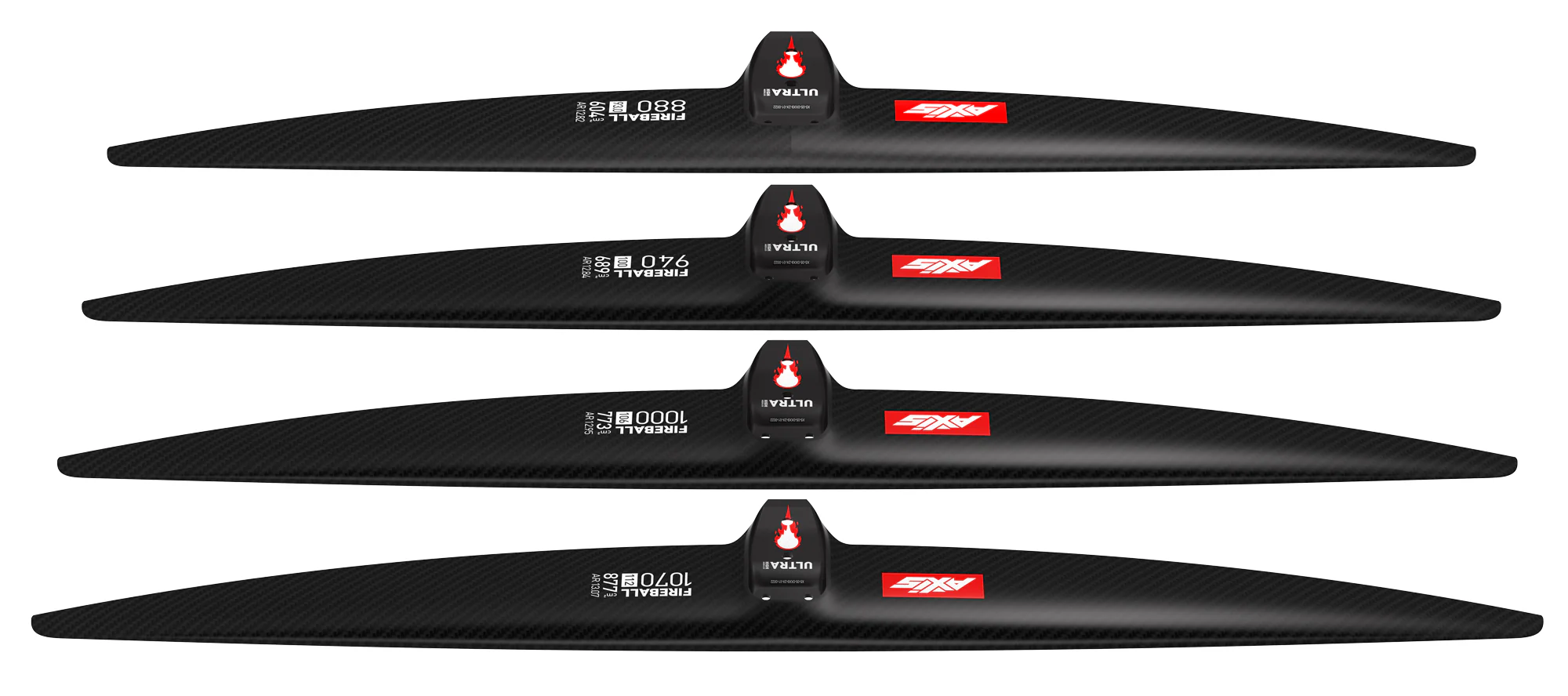 AXIS FIREBALL 940 ULTRA High Mod Carbon Hydrofoil wing - Image 4