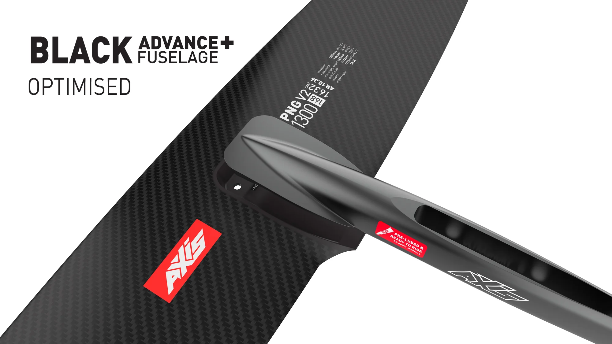 AXIS PNG V2 1200 Ultra High Mod Reinforced Carbon Hydrofoil wing - Image 5