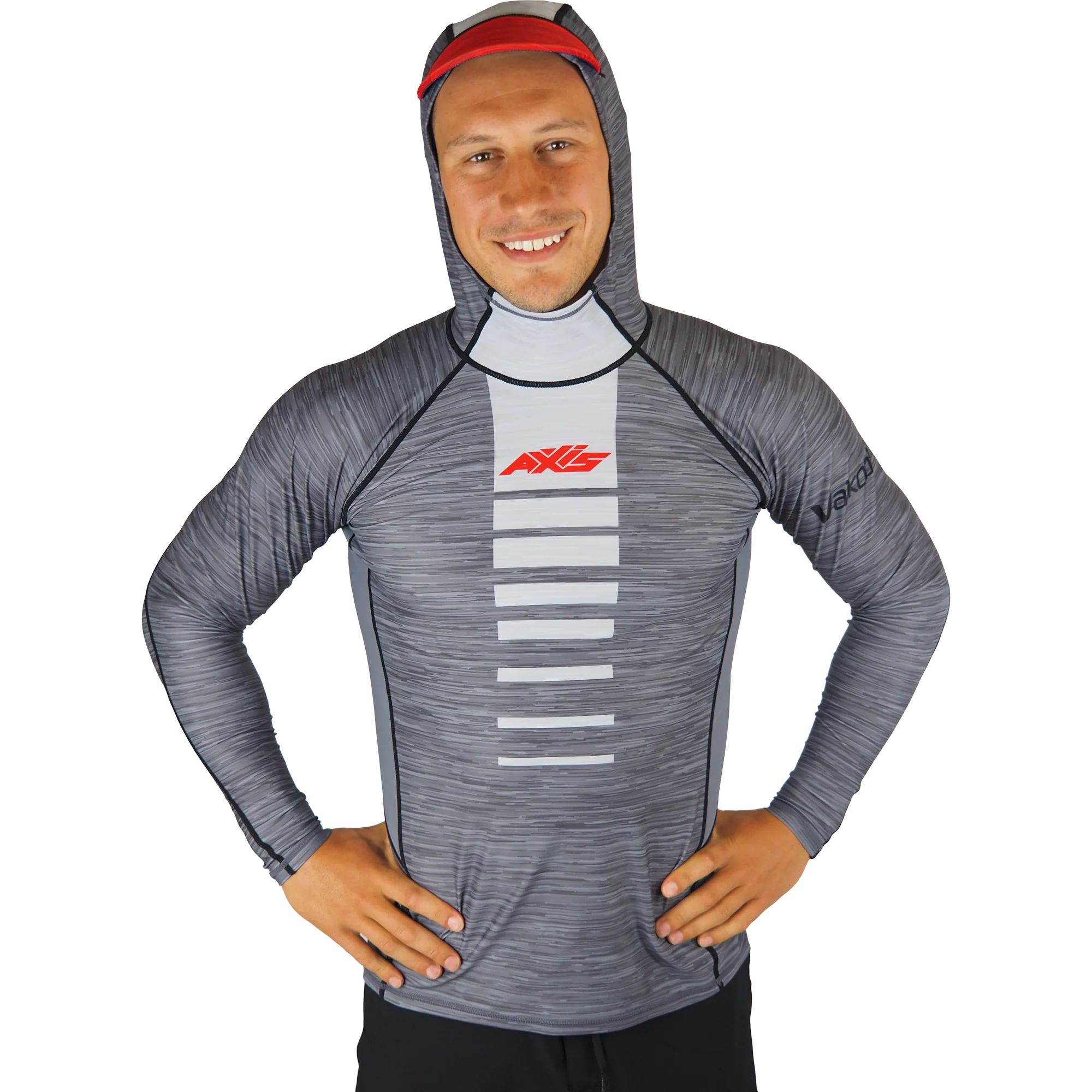 AXIS Hooded UV Rashie - Smoke (grey)