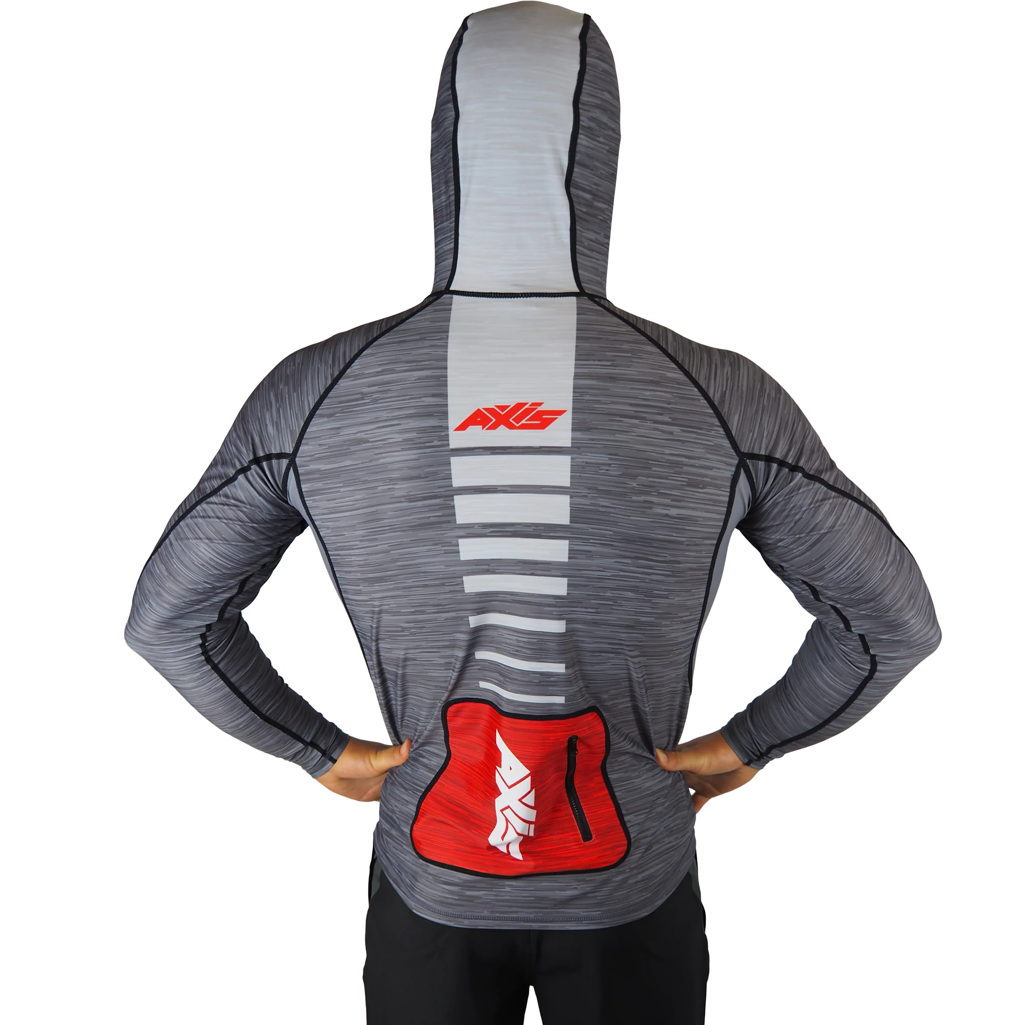 AXIS Hooded UV Rashie - Smoke (grey) - Image 2