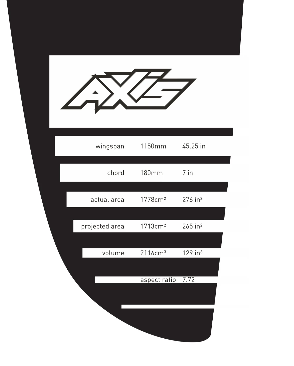 PNG 1150 Carbon Hydrofoil Wing - Image 3