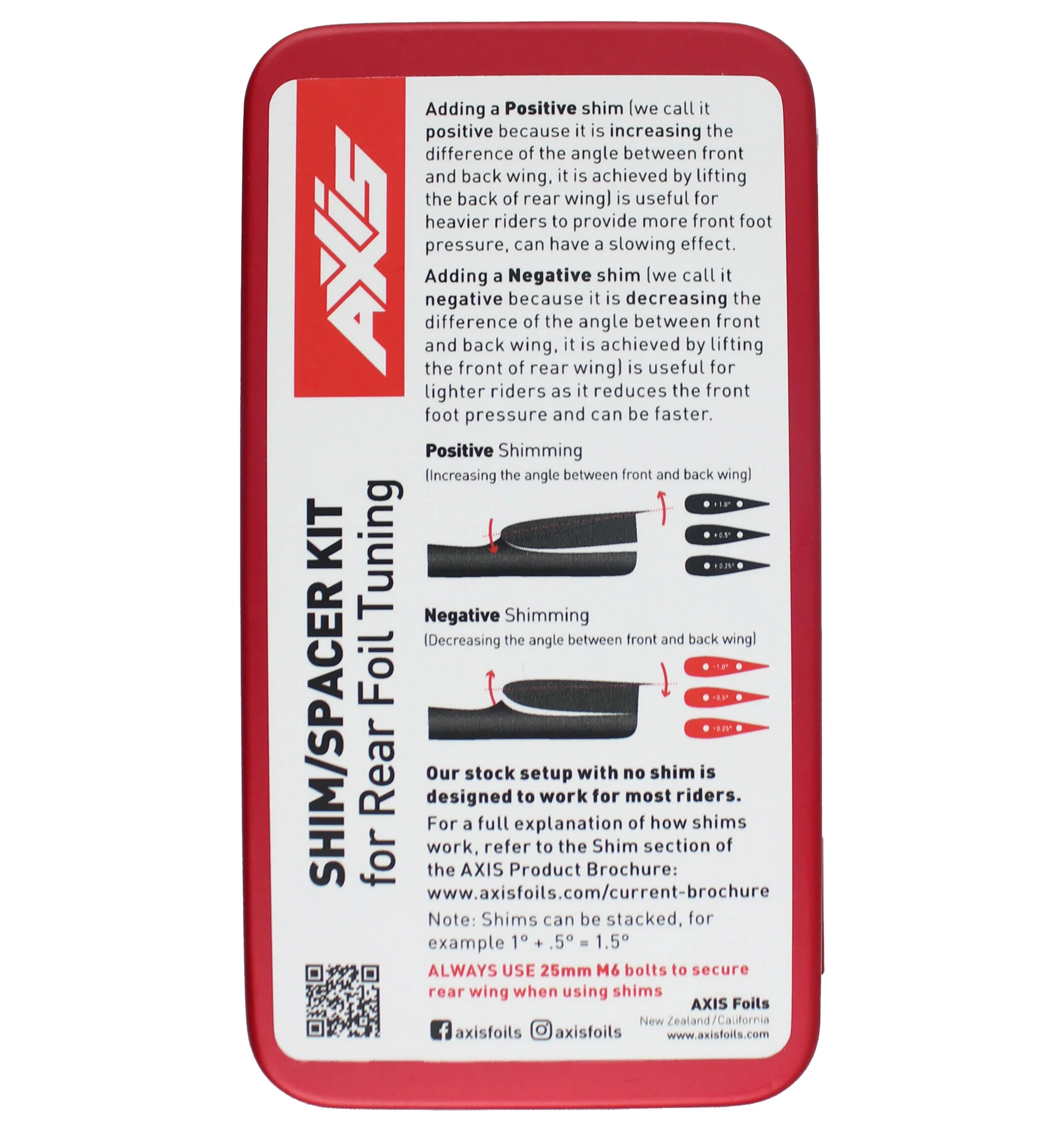 Shim/Spacer Kit for Rear Wing - Image 3