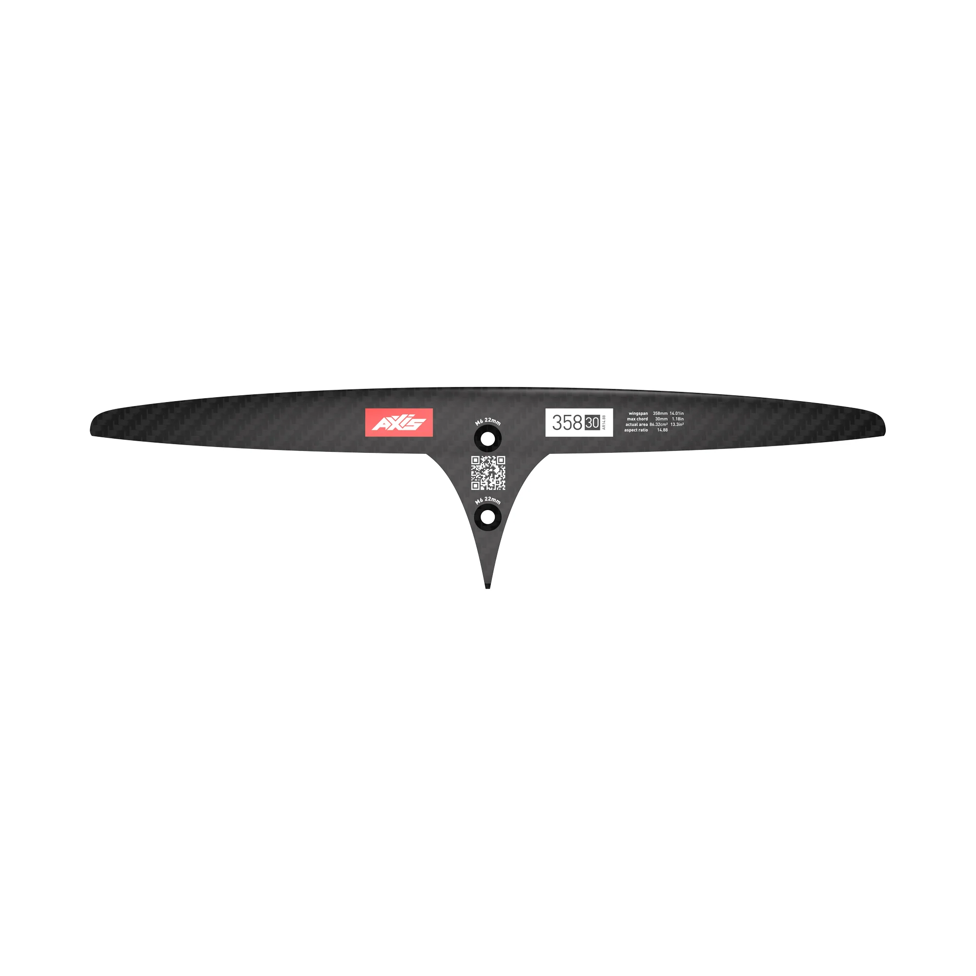 SKINNY - 358/30 Carbon Rear Hydrofoil wing - Image 3