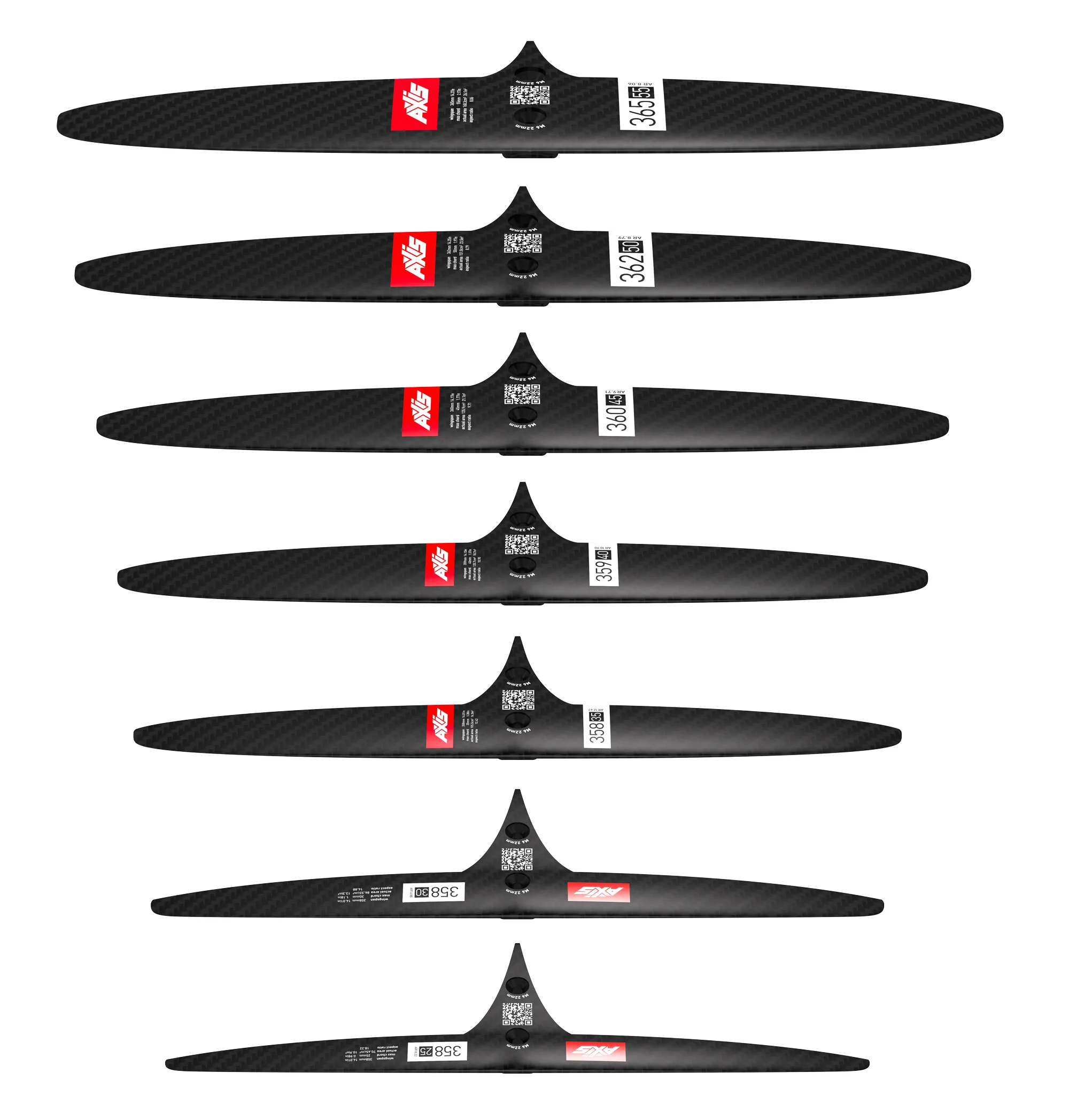 SKINNY - 358/30 Carbon Rear Hydrofoil wing - Image 5