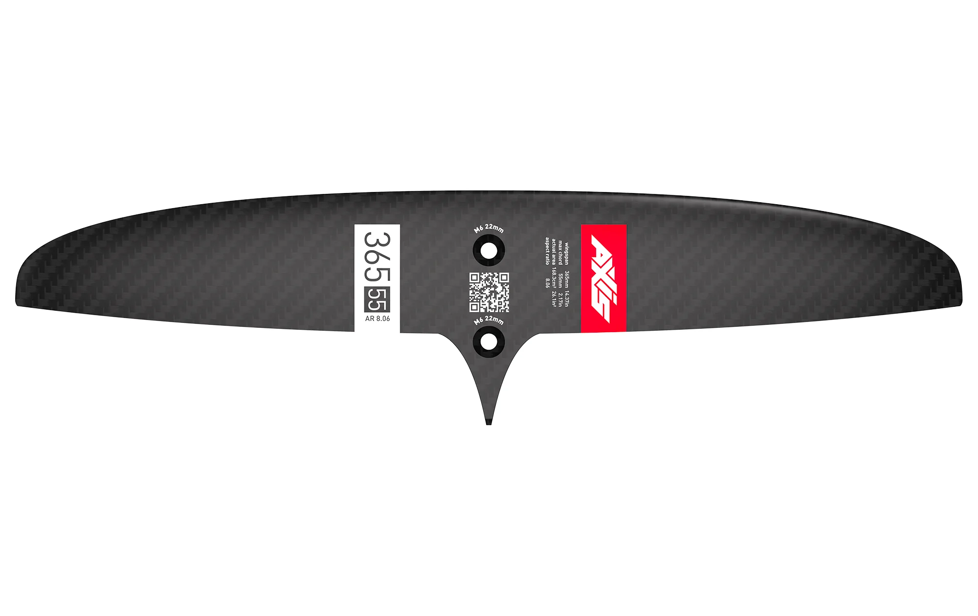 SKINNY - 365/55 Carbon Rear Hydrofoil wing - Image 2