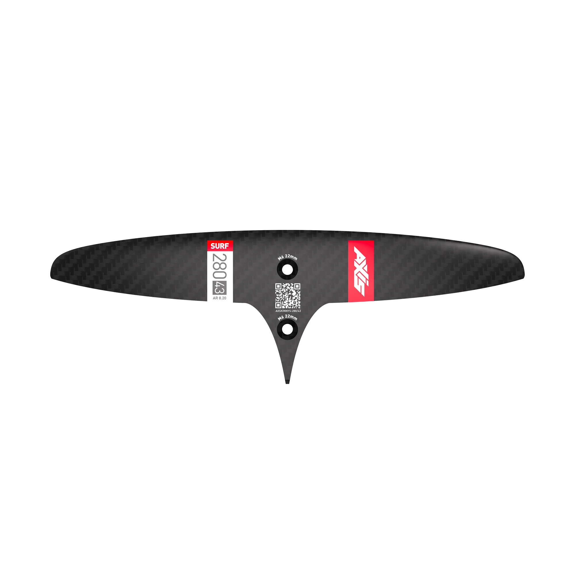 SURF SKINNY- 280/43 Carbon Rear Hydrofoil wing - Image 2